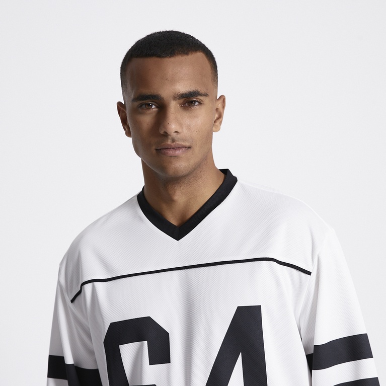 Long sleeve football jersey "Ty" Black